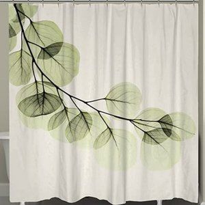 Laural Home Eucalyptus Shower Curtain, 71 x 74